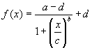 Az S-görbe képlete